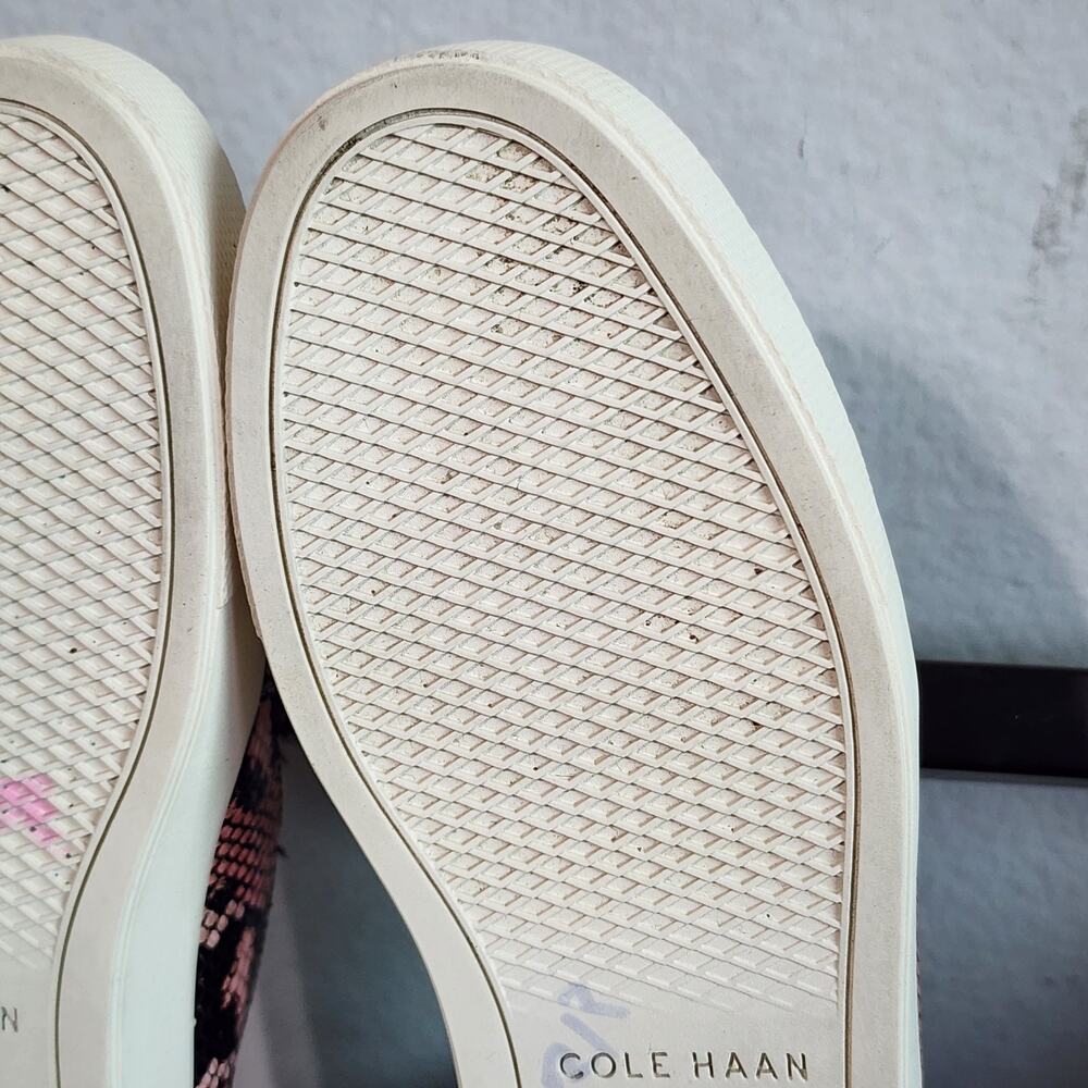 Cole Haan Grandpro Spectator Slip-On Women's Shoes Size 5 Snakeskin Pattern - Picture 7 of 9